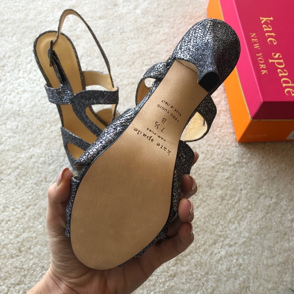 Kate Spade Sparkle Pumps in Starlight - NEW - Picture 7 of 7